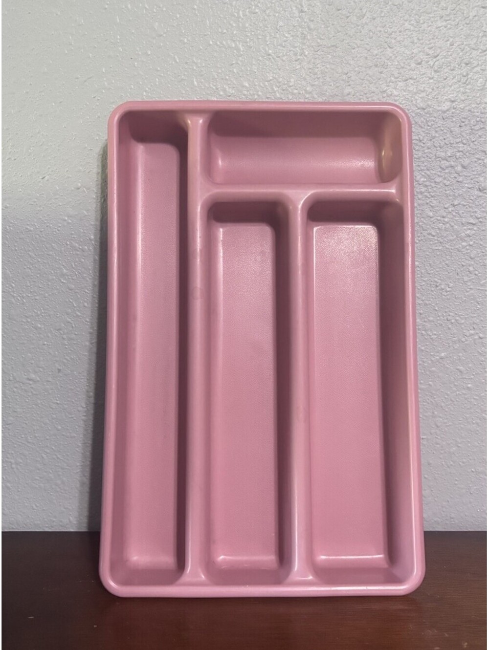 Vintage Rubbermaid Pink Drawer Organizer 7x11  4 Compartments Dusty Rose